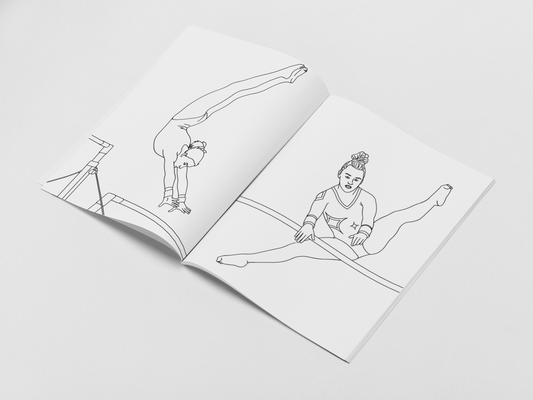 Gymnastics Activity & Colouring Book