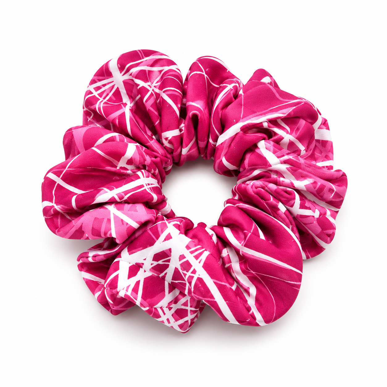 FRACTURED PINK SCRUNCHIE